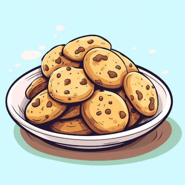 Crunchy Almond Vegan Cookies