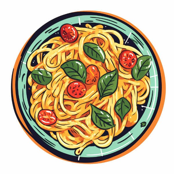 Creamy Garlic Shrimp Spaghetti image