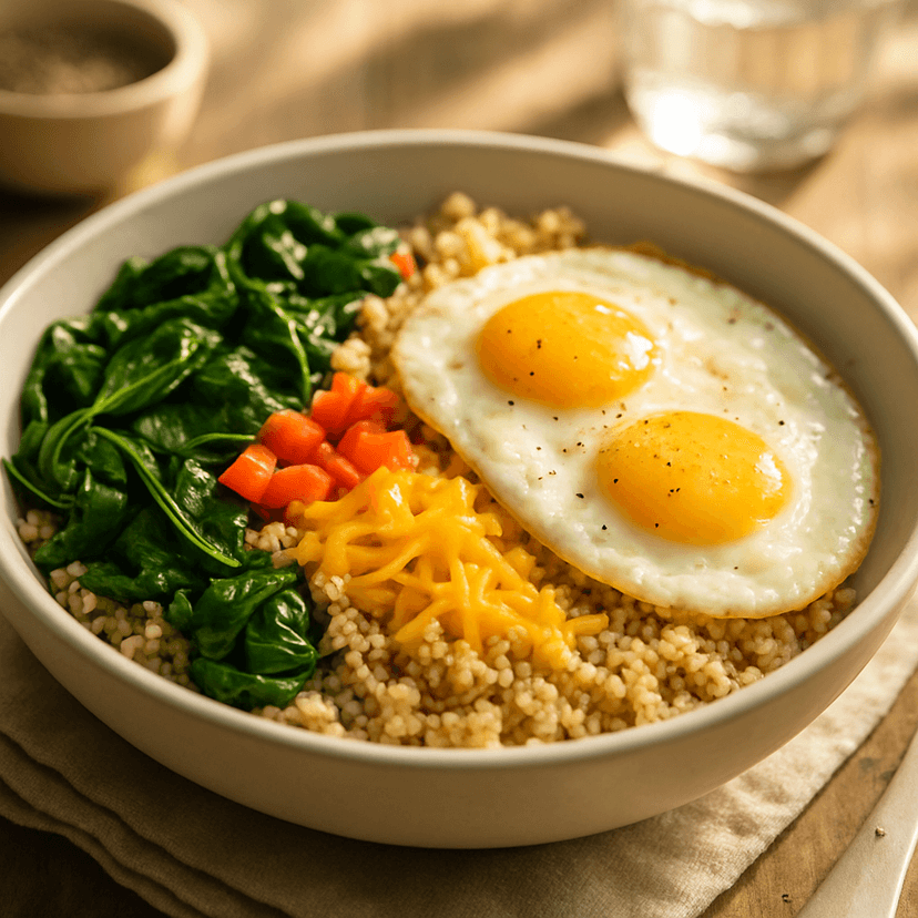 Savory Spinach & Quinoa Power Bowl