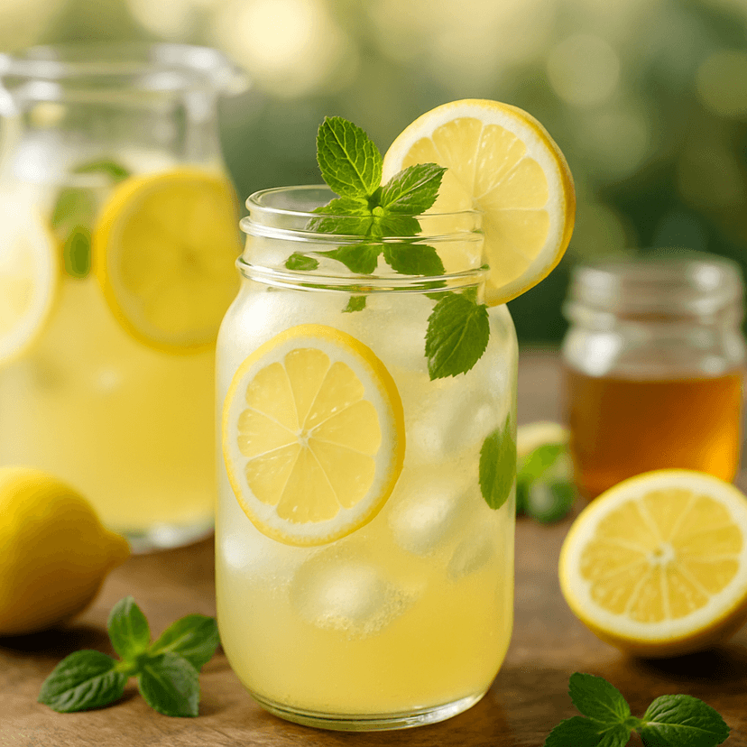 Fresh Mint Honey Lemonade image