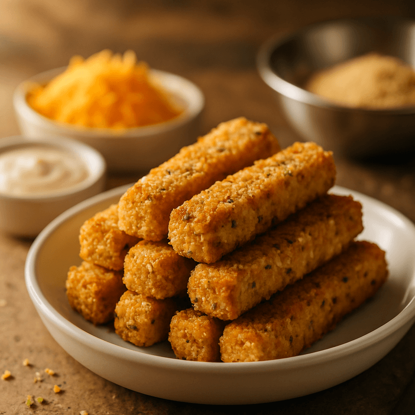 Classic Baked Tuna Cheese Sticks