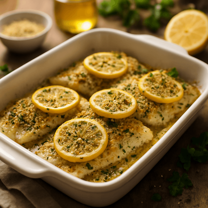 Savory Baked Lemon-Herb Fish