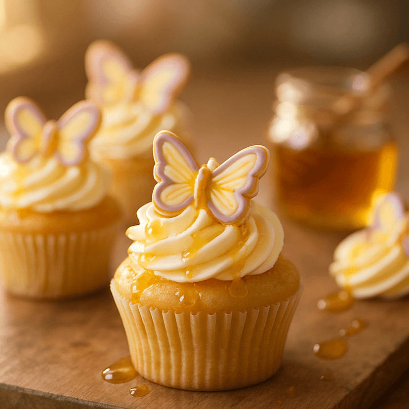 Honey Butterfly Cupcakes