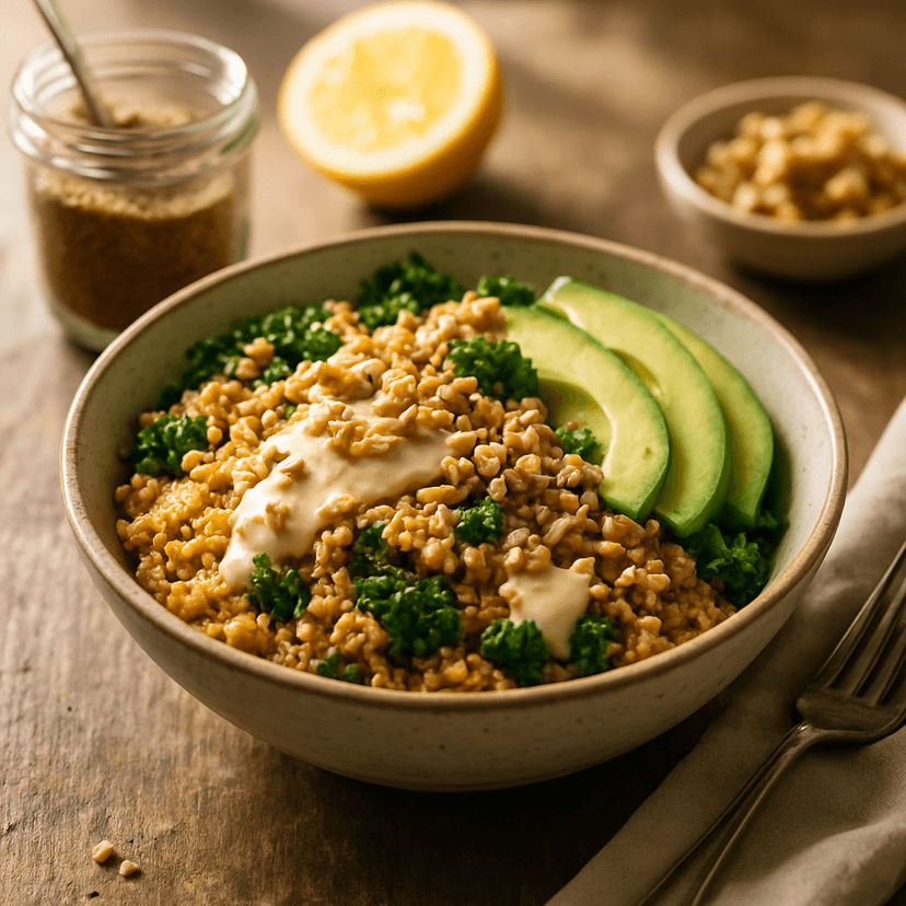 Nourishing Lentil & Quinoa Breakfast Bowl image