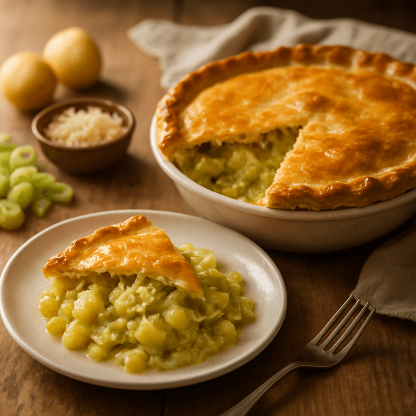 Classic Leek and Potato Pie