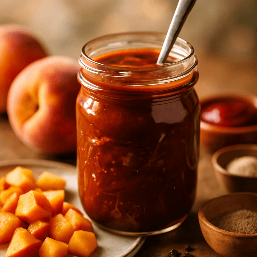 Smoky Peach BBQ Sauce