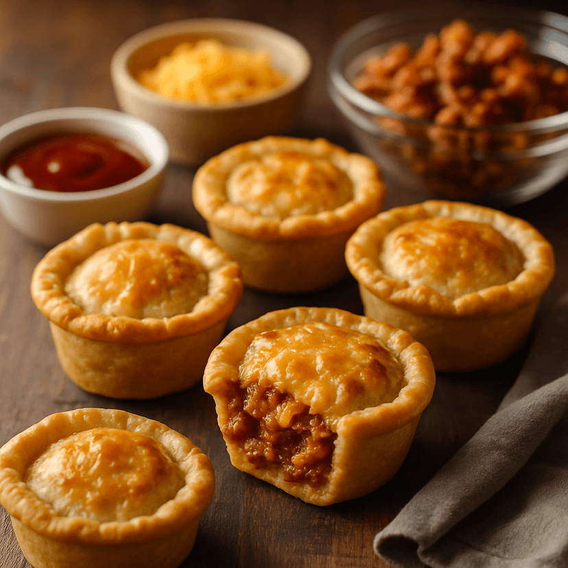 Savory Pulled Pork Muffin Pies