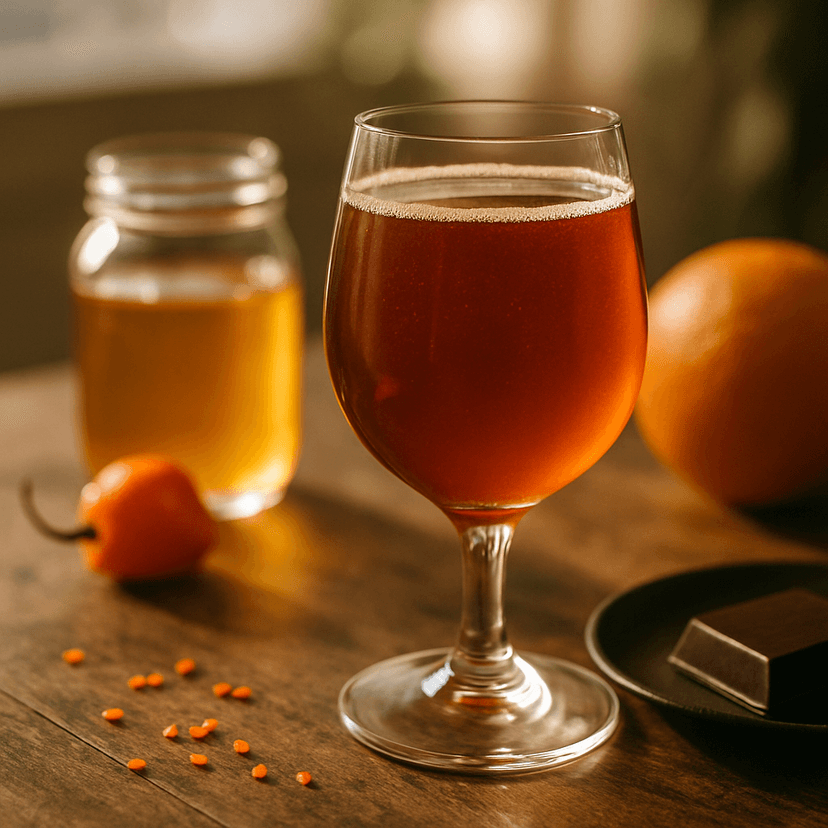 Chocolate Orange Habanero Novelty Mead