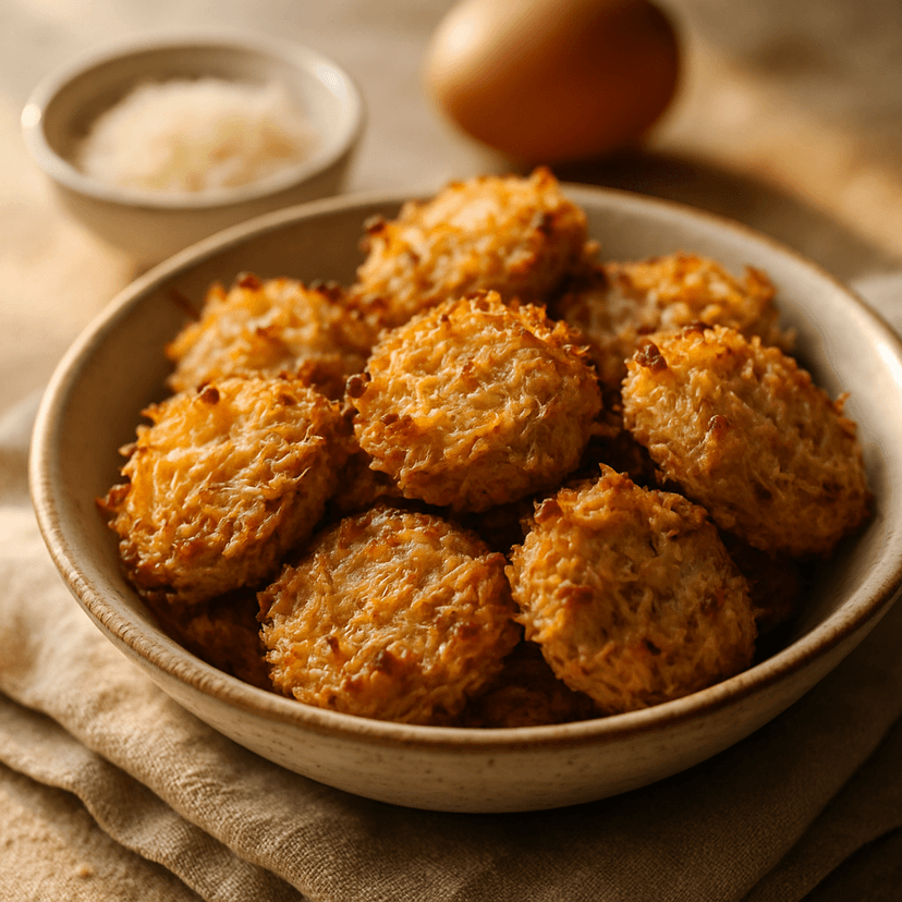 Crispy Taro Parmesan Bites