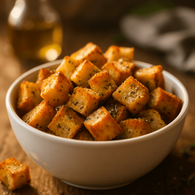 Crispy Homemade Sourdough Croutons