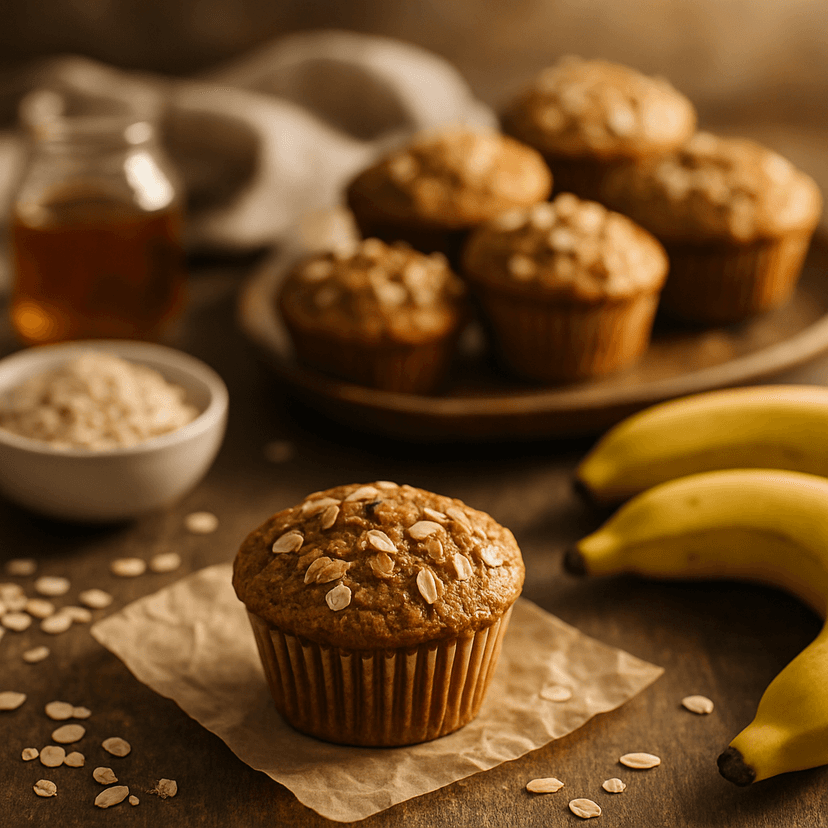 Keiki On-The-Go Banana Oat Muffins