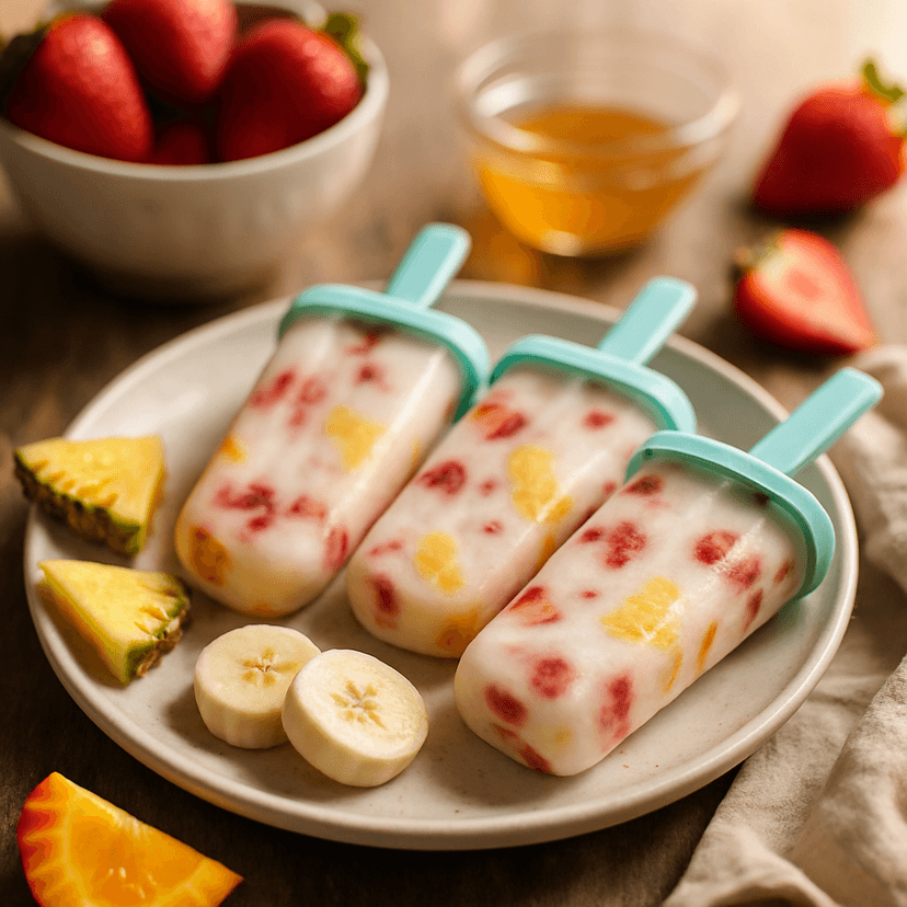 Keiki Fruit & Yogurt Popsicles