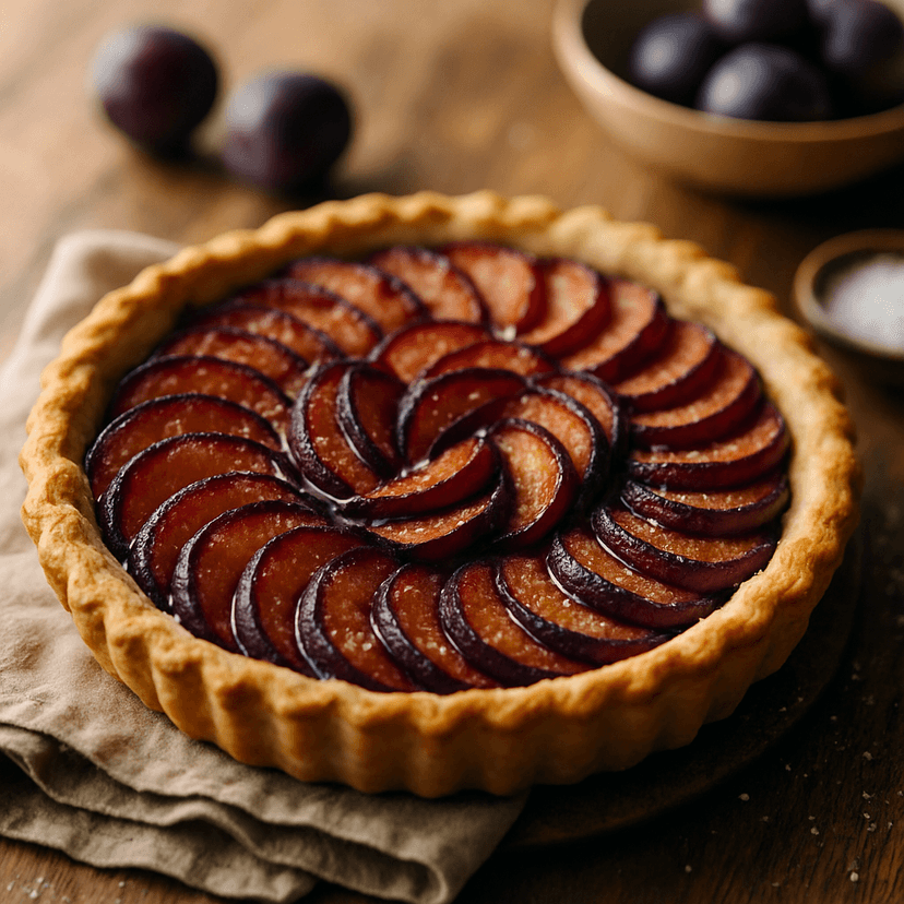 Damson Plum Tart
