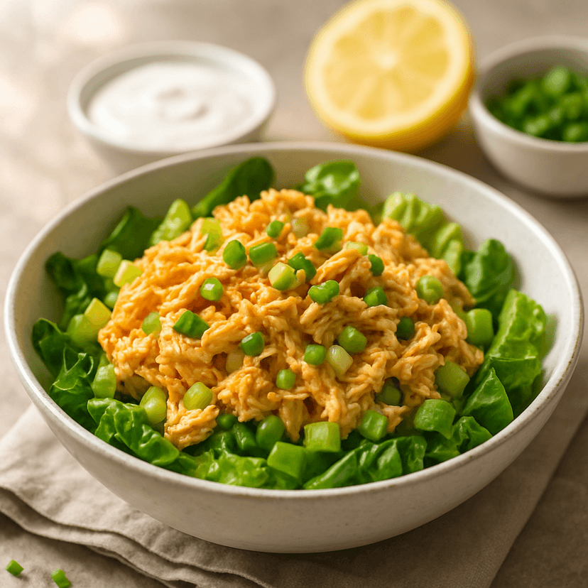 Zesty Buffalo Chicken Salad Bowl