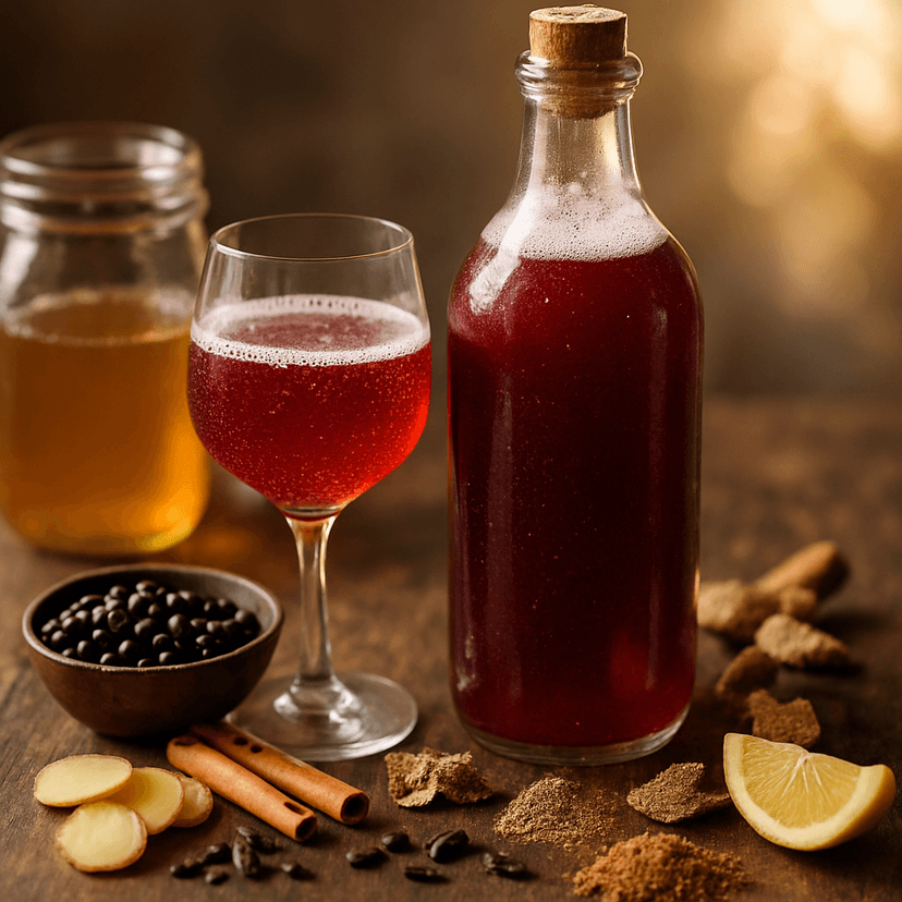 Wild Spiced Elderberry Mead