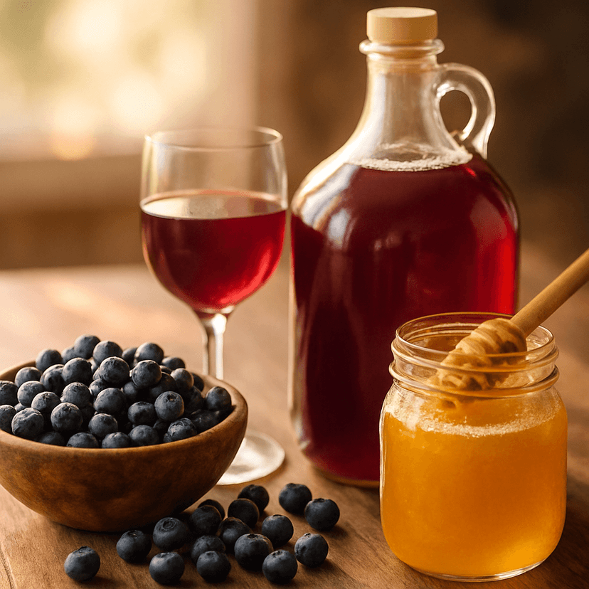 Wild Blueberry Melomel 