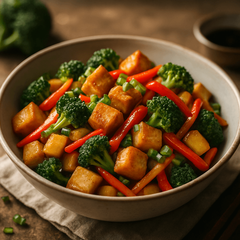 Zesty Veggie Tofu Stir-Fry