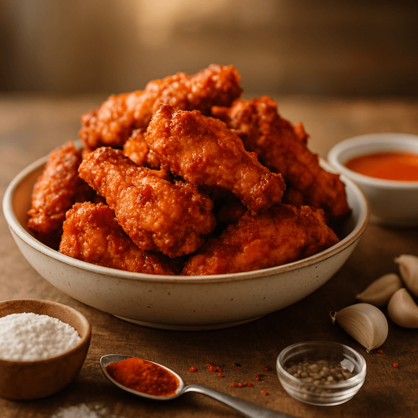 Crispy Spicy Budget Chicken Wings