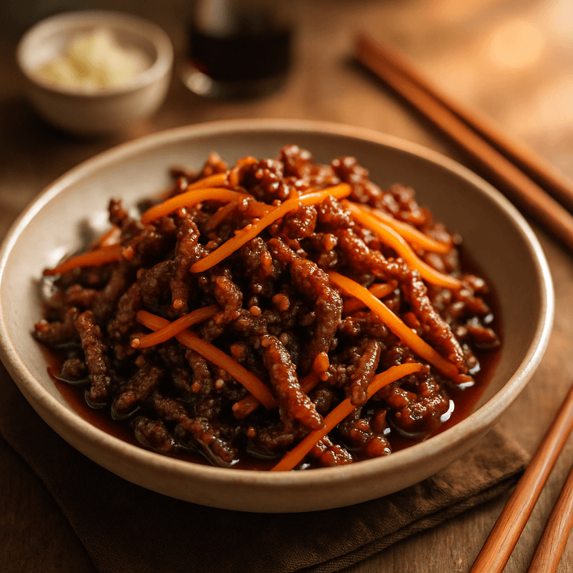 Crispy Shredded Beef with Tangy Honey Sauce
