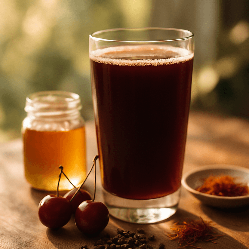 Cherry Saffron Chocomel