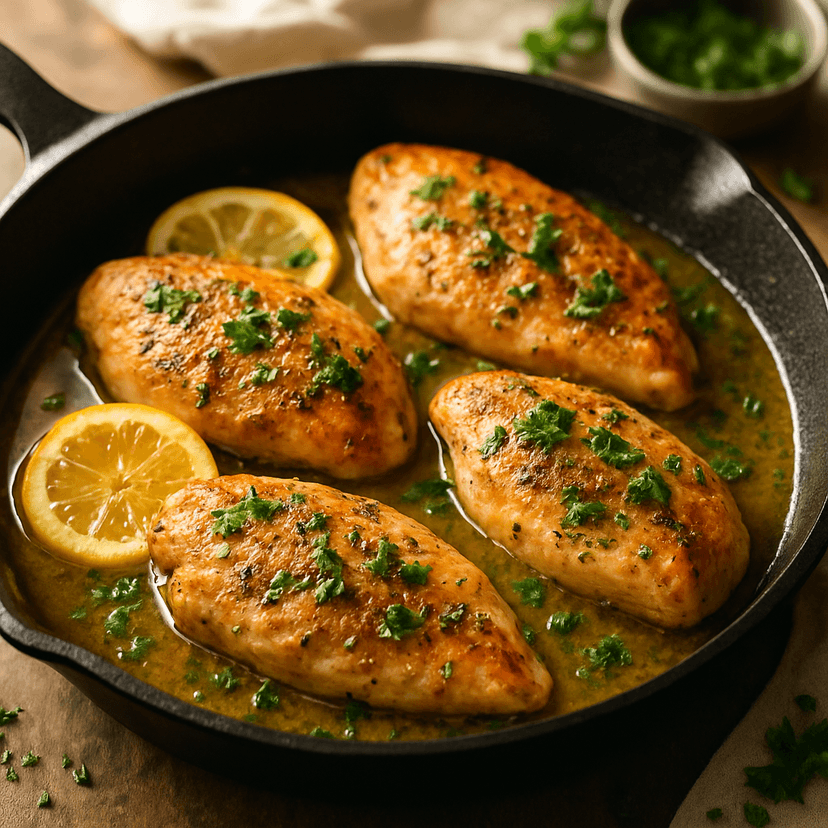Zesty Lemon Herb Chicken Skillet