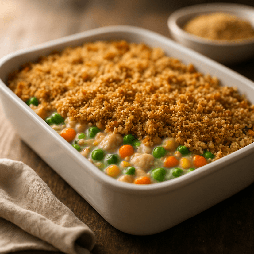 One-Pan Healthy Chicken Pot Pie Bake