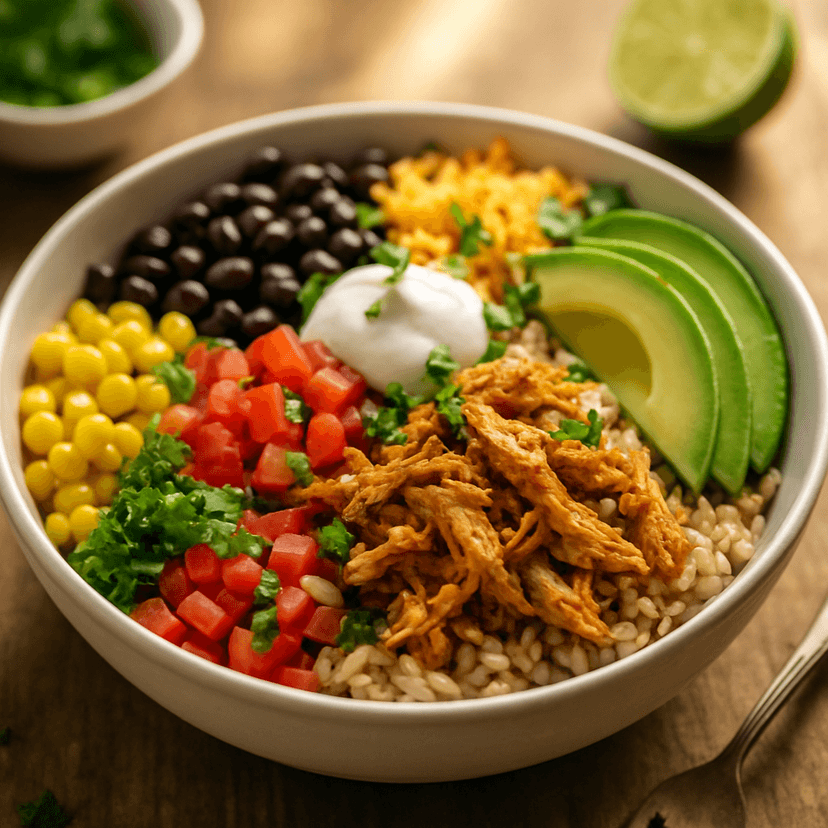 Quick Mexican Chicken Power Bowl