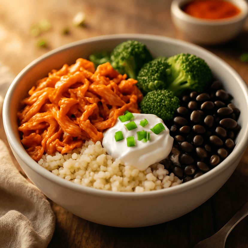 Protein-Packed Buffalo Chicken Bowl
