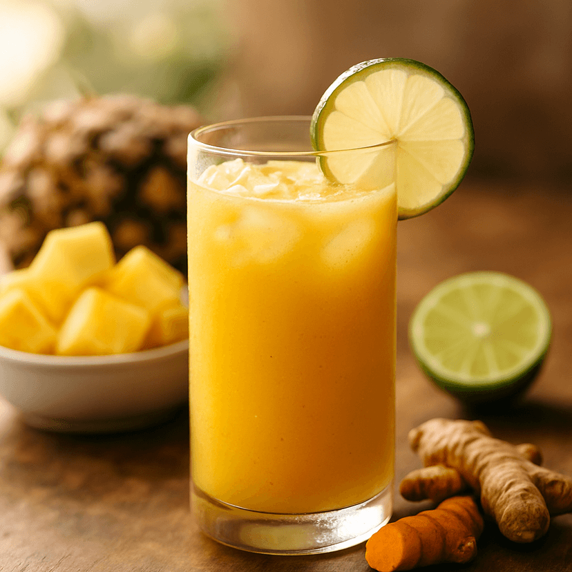 Zesty Pineapple Ginger Juice