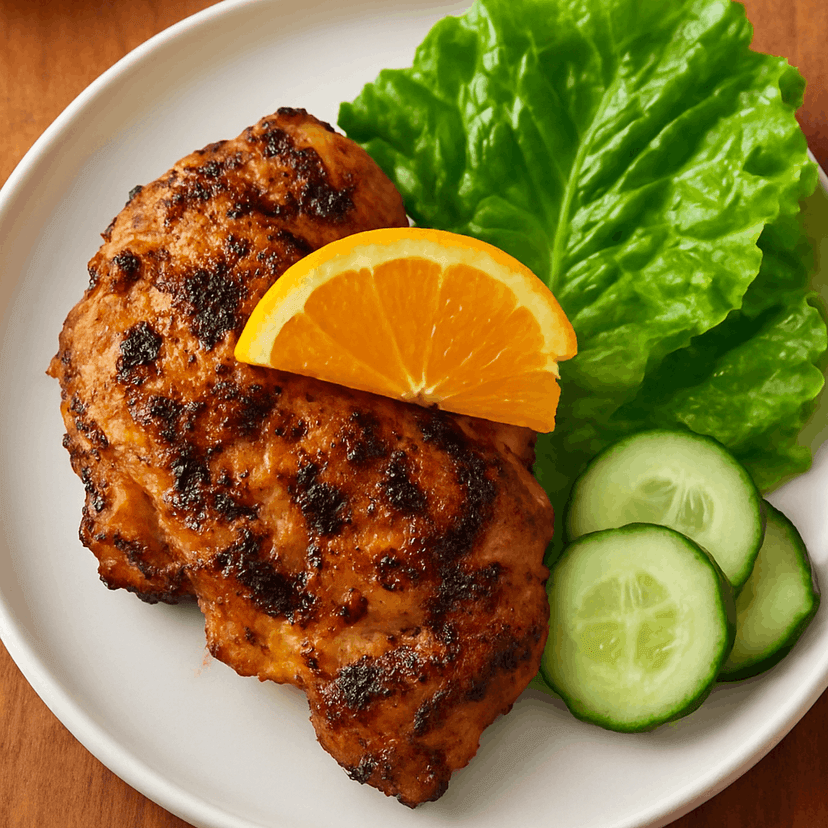 Zesty Orange-Garlic Grilled Chicken Thighs