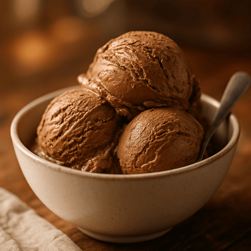 Creamy Keto Chocolate Ice Cream