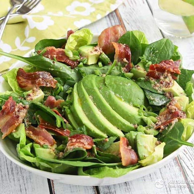 Avocado Bacon Keto Salad
