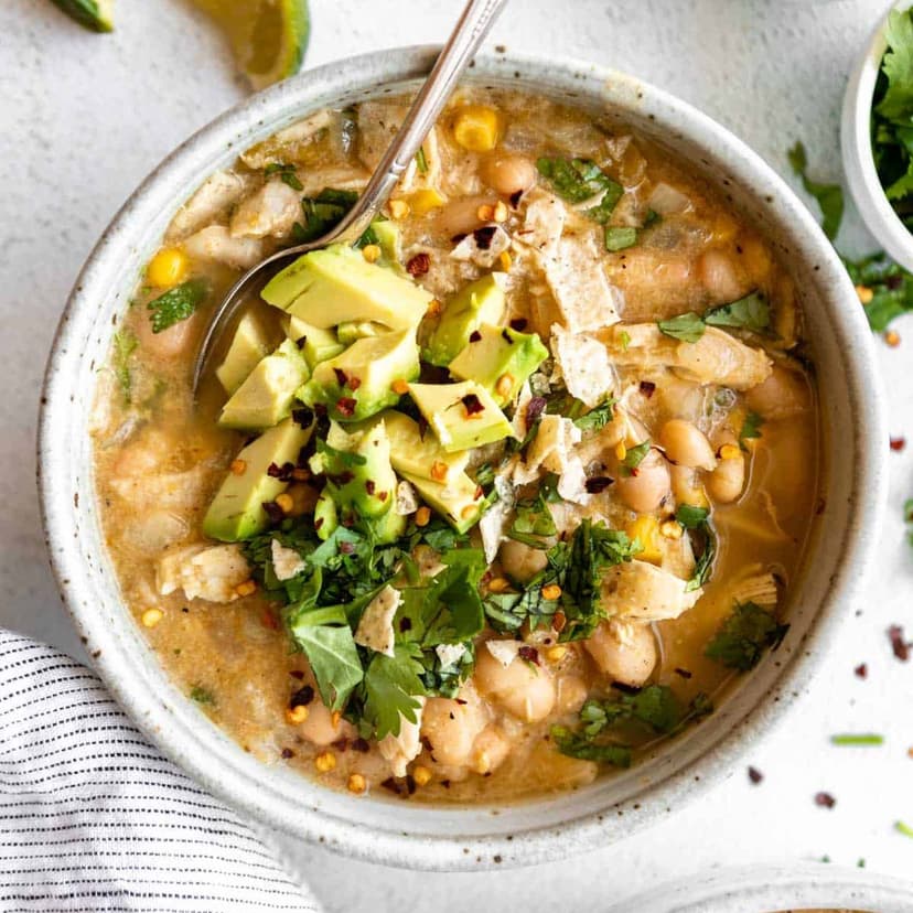 Zesty White Bean & Chicken Sausage Chili