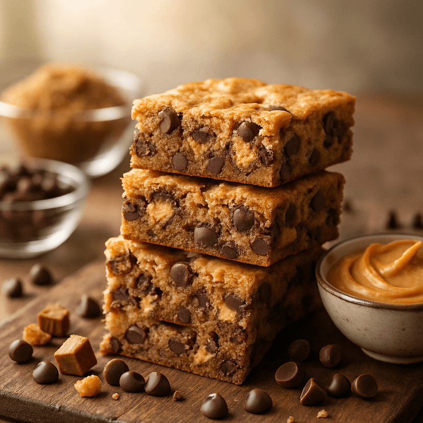 Chunky Peanut Butter Cup Bars