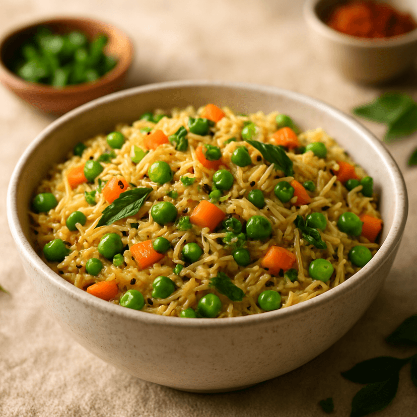 Savory Veggie Vermicelli Upma