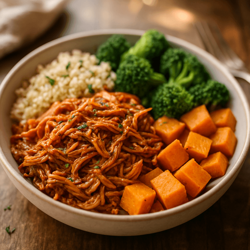 Smoky Slow Cooker BBQ Pulled Chicken