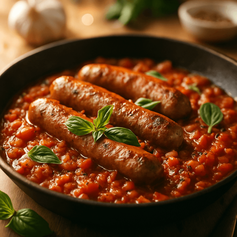 Savory Sausage & Tomato Skillet image