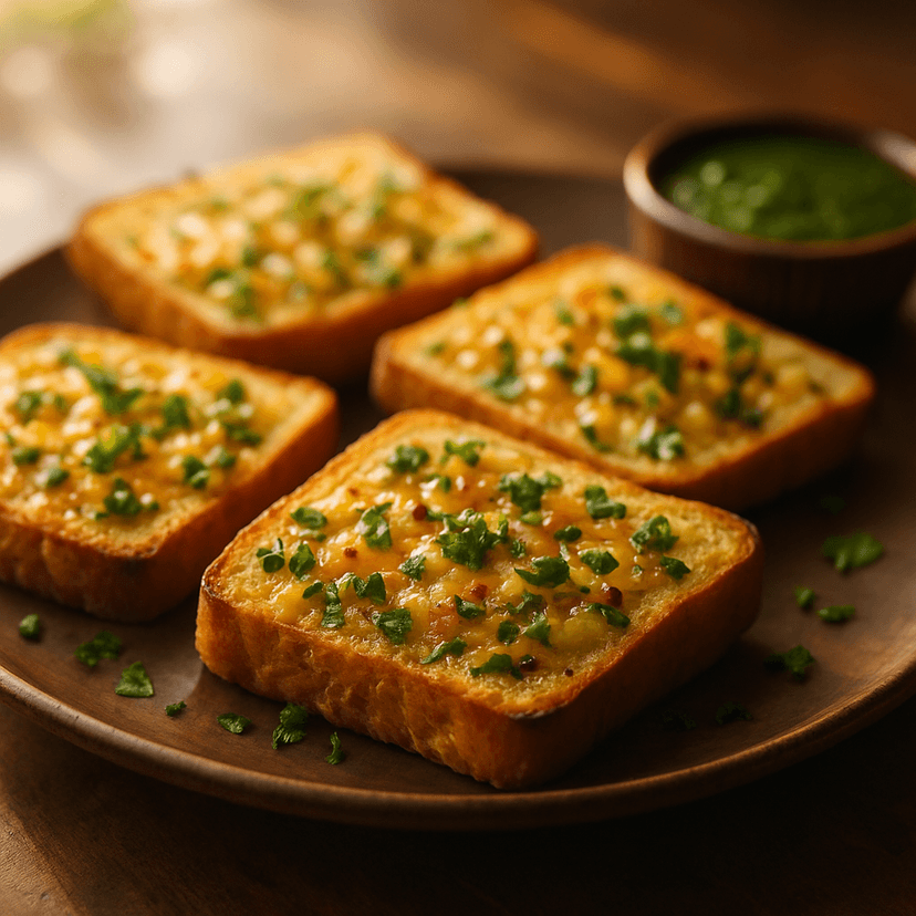 Spicy Green Chile Cheese Toast