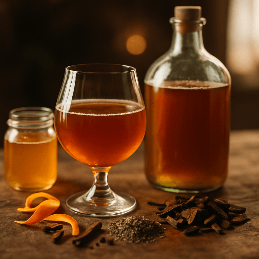 Driftless Prairie Smoked Honey Bochet Mead