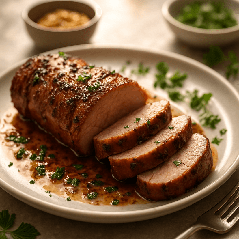 Smoked Honey Glazed Pork Tenderloin