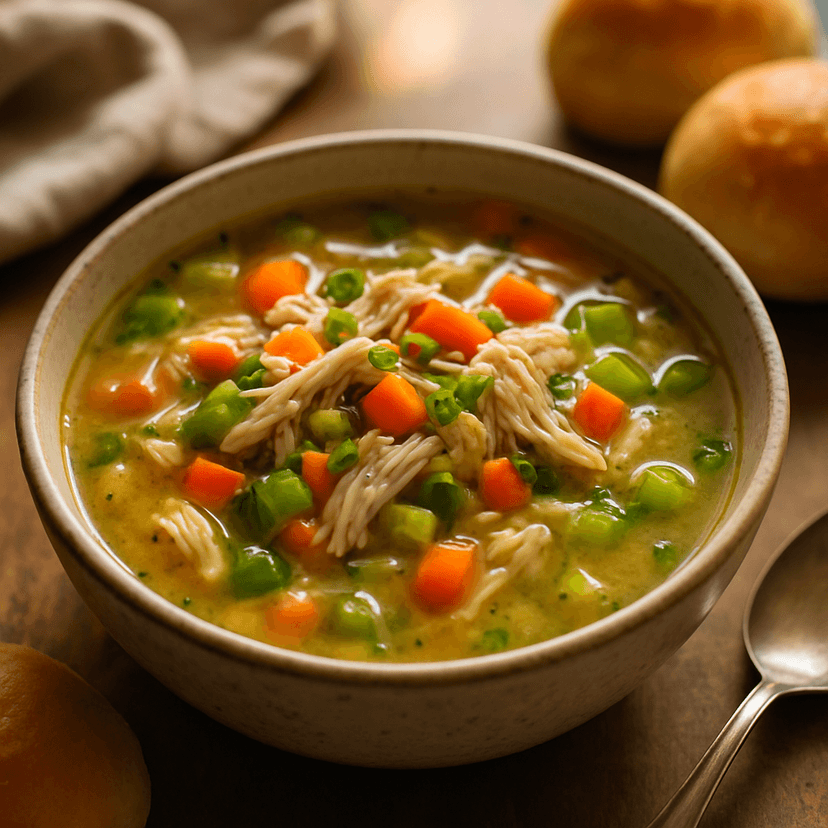 Glovino's Hearty Chicken Garden Soup