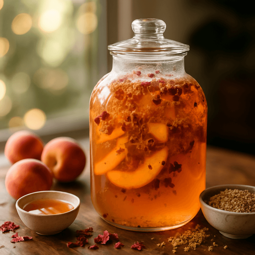 Elderflower Rose Peach Mead