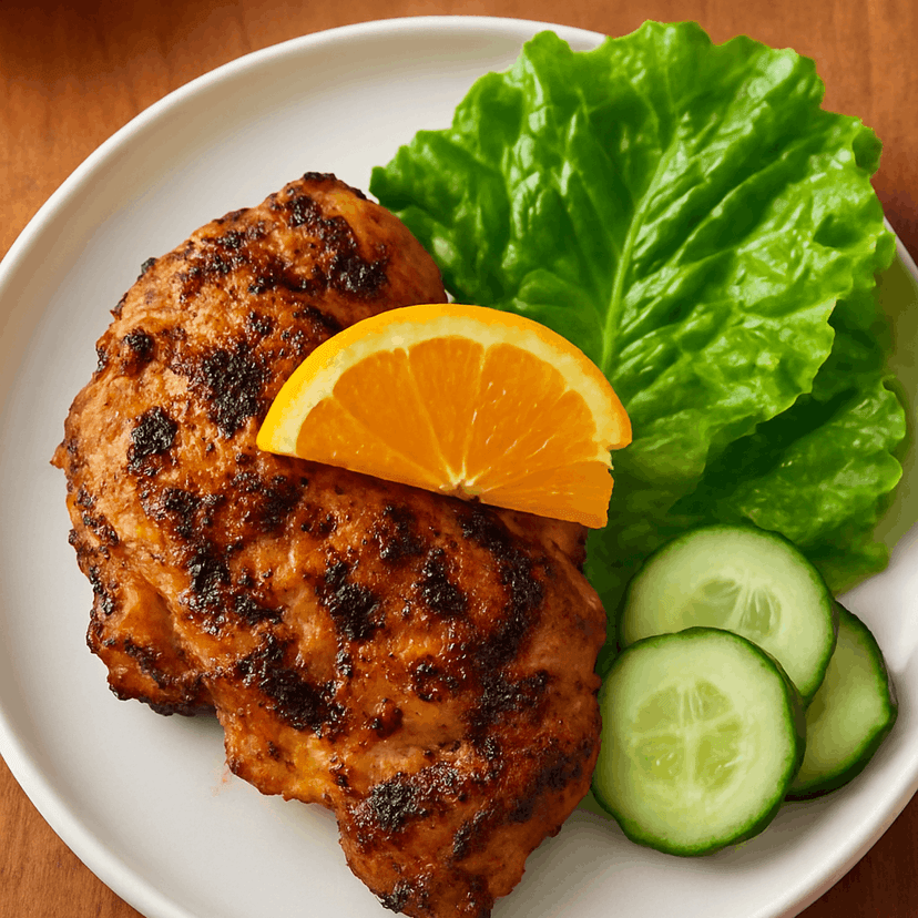 Zesty Orange-Garlic Grilled Chicken Thighs