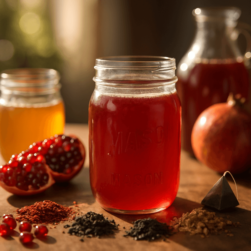 Dragon's Kiss Pomegranate Melomel 