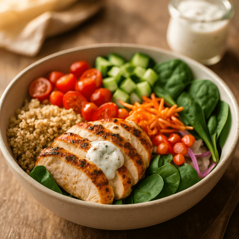 Grilled Chicken Protein Power Bowl image