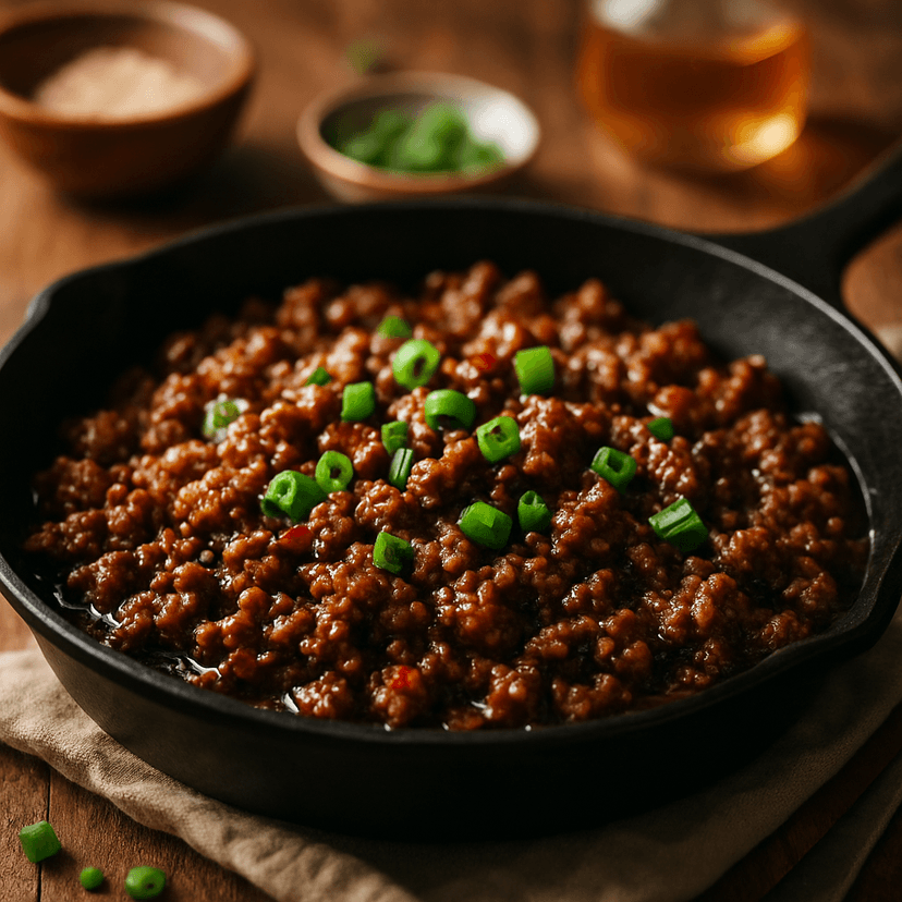 Honey-Glazed Savory Beef Skillet