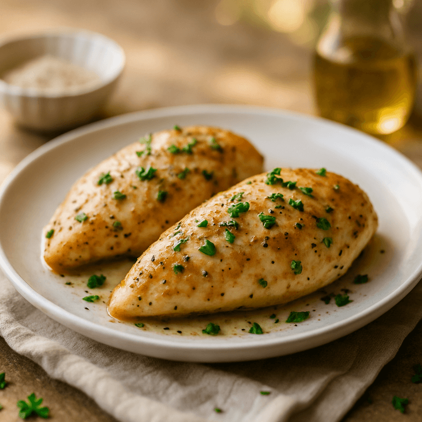 Quick Microwave Ranch Chicken Breast