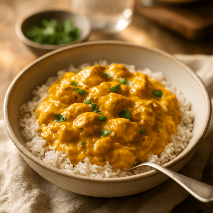 Creamy Slow Cooker Chicken Curry