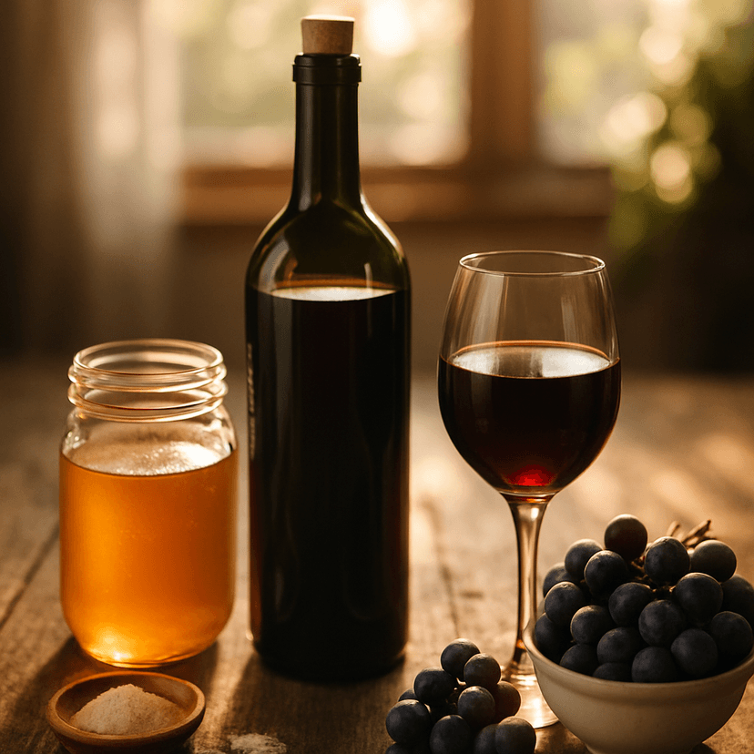Rustic Honey & Cold-Hardy Grape Pyment