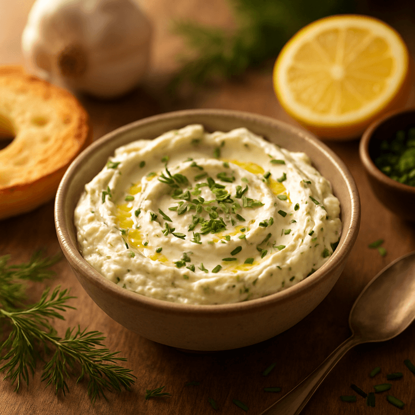 Savory Herb & Garlic Cream Cheese Spread image
